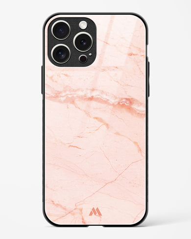 Rose Quartz on Marble Glass Case Phone Cover (Apple)