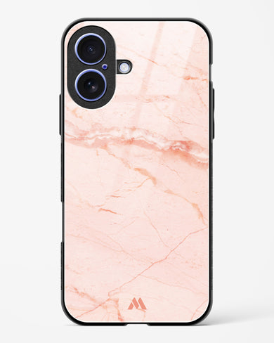 Rose Quartz on Marble Glass Case Phone Cover (Apple)