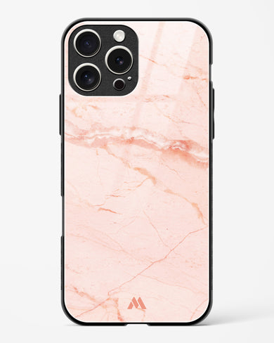 Rose Quartz on Marble Glass Case Phone Cover (Apple)