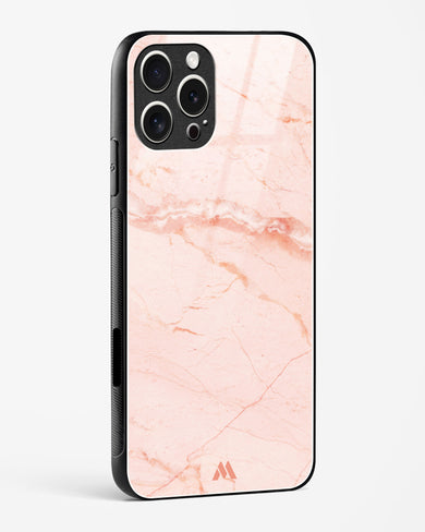 Rose Quartz on Marble Glass Case Phone Cover (Apple)