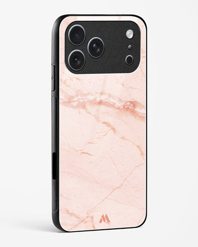 Rose Quartz on Marble Glass Case Phone Cover (Apple)