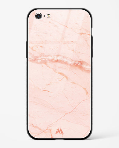 Rose Quartz on Marble Glass Case Phone Cover (Apple)