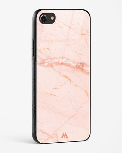 Rose Quartz on Marble Glass Case Phone Cover (Apple)