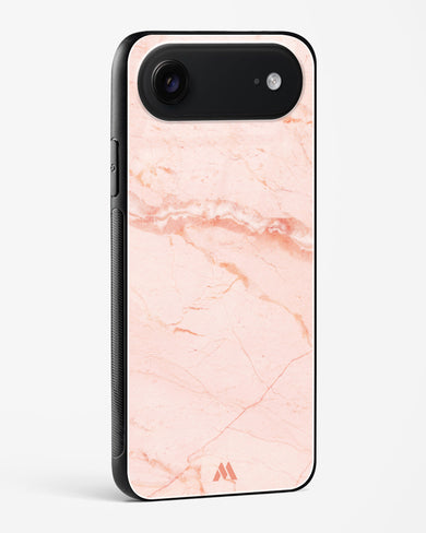 Rose Quartz on Marble Glass Case Phone Cover (Apple)