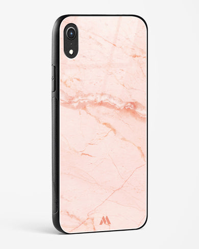 Rose Quartz on Marble Glass Case Phone Cover (Apple)