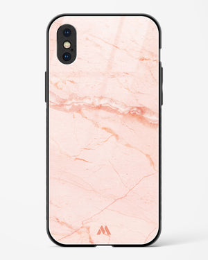 Rose Quartz on Marble Glass Case Phone Cover (Apple)