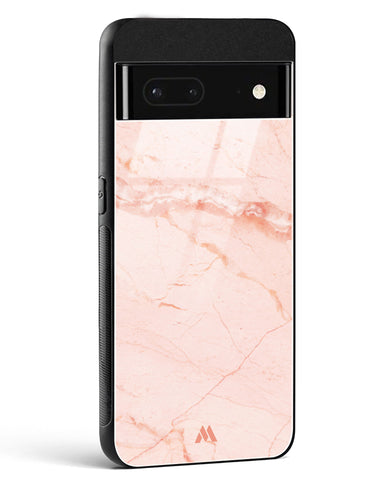 Rose Quartz on Marble Glass Case Phone Cover (Google)