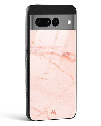 Rose Quartz on Marble Glass Case Phone Cover (Google)