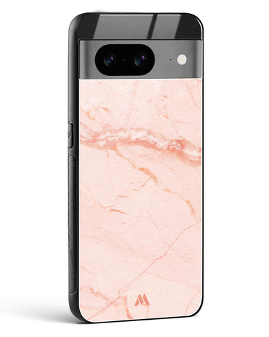 Rose Quartz on Marble Glass Case Phone Cover (Google)