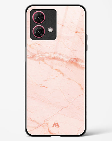 Rose Quartz on Marble Glass Case Phone Cover (Motorola)