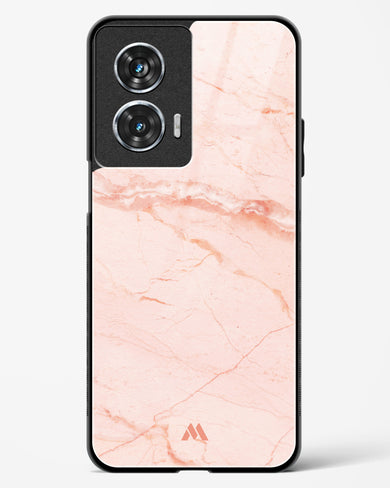 Rose Quartz on Marble Glass Case Phone Cover (Motorola)