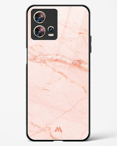 Rose Quartz on Marble Glass Case Phone Cover (Motorola)