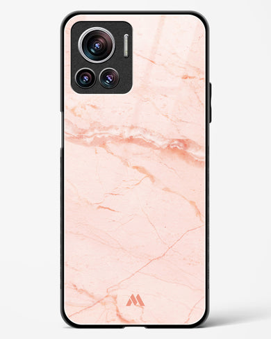 Rose Quartz on Marble Glass Case Phone Cover (Motorola)