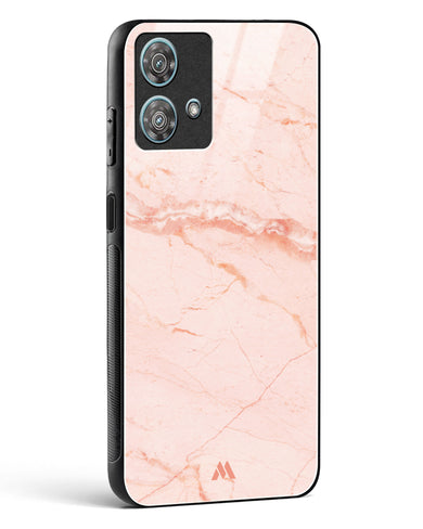 Rose Quartz on Marble Glass Case Phone Cover (Motorola)