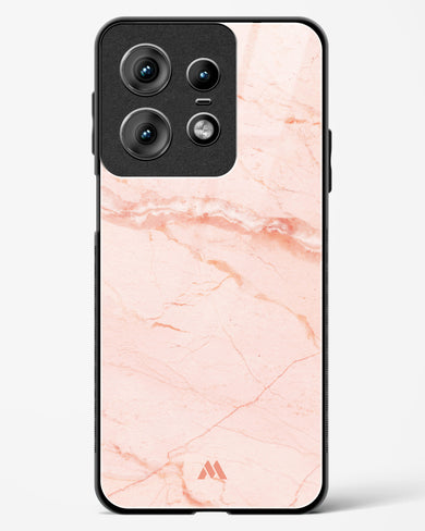 Rose Quartz on Marble Glass Case Phone Cover (Motorola)