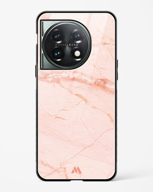 Rose Quartz on Marble Glass Case Phone Cover (OnePlus)
