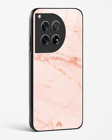 Rose Quartz on Marble Glass Case Phone Cover (OnePlus)