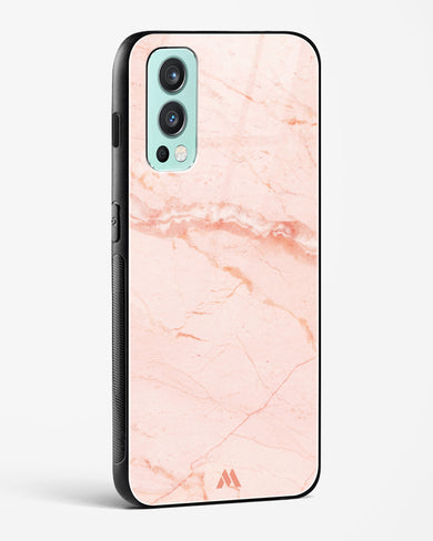 Rose Quartz on Marble Glass Case Phone Cover (OnePlus)