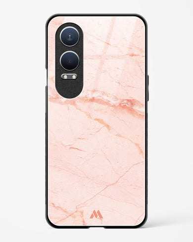 Rose Quartz on Marble Glass Case Phone Cover (OnePlus)