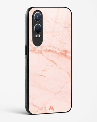 Rose Quartz on Marble Glass Case Phone Cover (OnePlus)