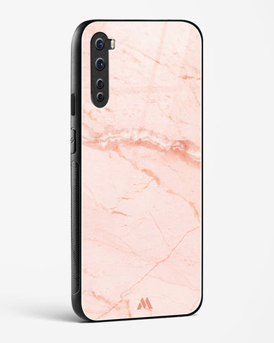 Rose Quartz on Marble Glass Case Phone Cover (OnePlus)