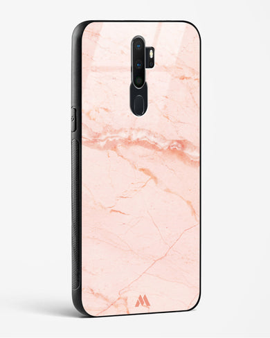 Rose Quartz on Marble Glass Case Phone Cover (Oppo)