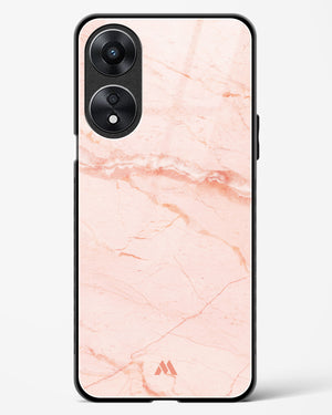 Rose Quartz on Marble Glass Case Phone Cover (Oppo)