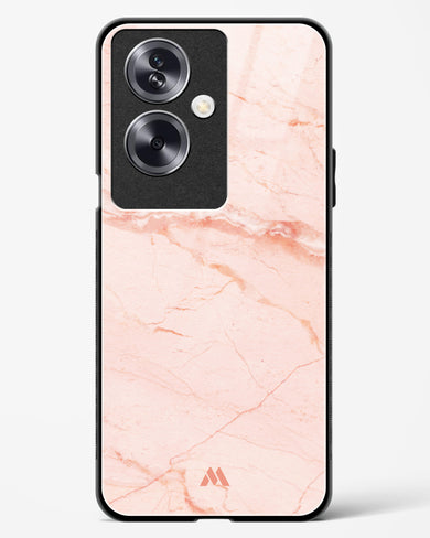 Rose Quartz on Marble Glass Case Phone Cover (Oppo)