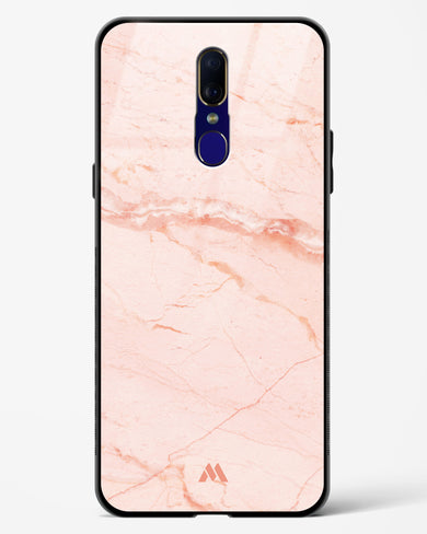 Rose Quartz on Marble Glass Case Phone Cover (Oppo)