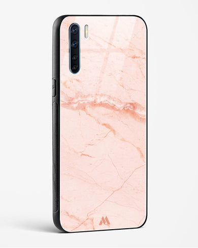 Rose Quartz on Marble Glass Case Phone Cover (Oppo)