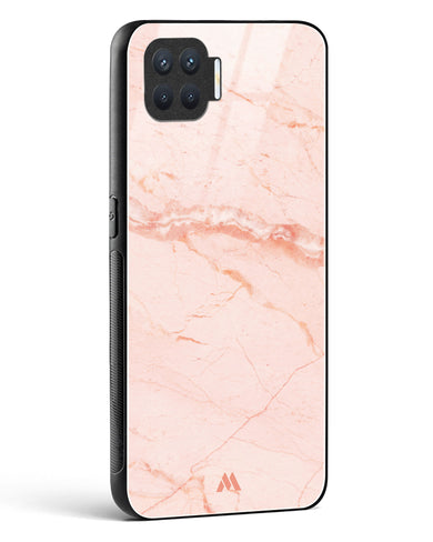 Rose Quartz on Marble Glass Case Phone Cover (Oppo)