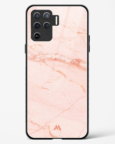 Rose Quartz on Marble Glass Case Phone Cover (Oppo)