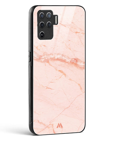 Rose Quartz on Marble Glass Case Phone Cover (Oppo)