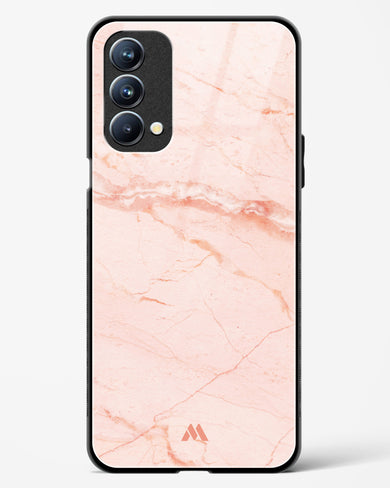 Rose Quartz on Marble Glass Case Phone Cover (Oppo)