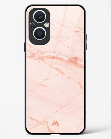 Rose Quartz on Marble Glass Case Phone Cover (Oppo)