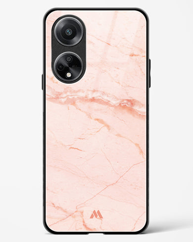 Rose Quartz on Marble Glass Case Phone Cover (Oppo)