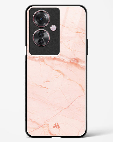 Rose Quartz on Marble Glass Case Phone Cover (Oppo)