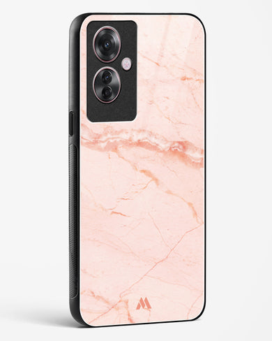 Rose Quartz on Marble Glass Case Phone Cover (Oppo)