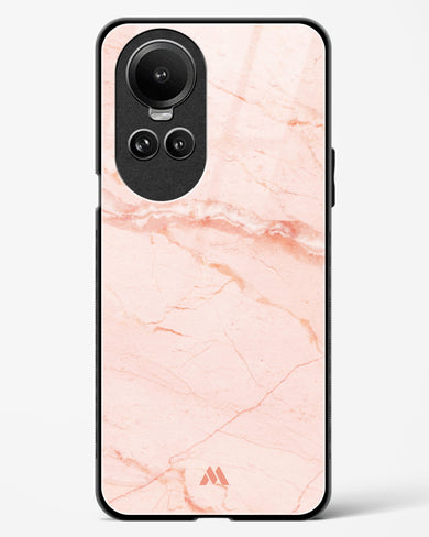 Rose Quartz on Marble Glass Case Phone Cover (Oppo)