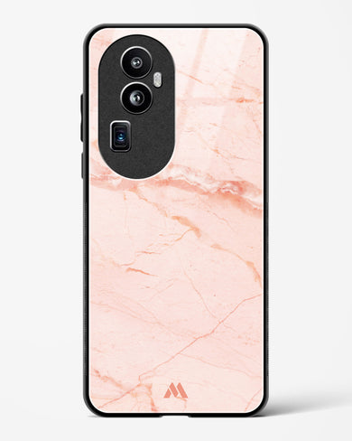 Rose Quartz on Marble Glass Case Phone Cover (Oppo)