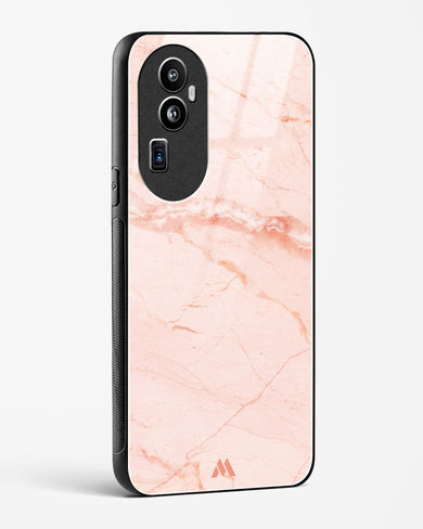 Rose Quartz on Marble Glass Case Phone Cover (Oppo)