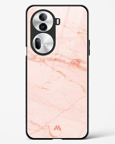 Rose Quartz on Marble Glass Case Phone Cover (Oppo)