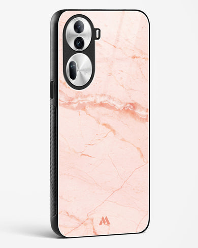 Rose Quartz on Marble Glass Case Phone Cover (Oppo)