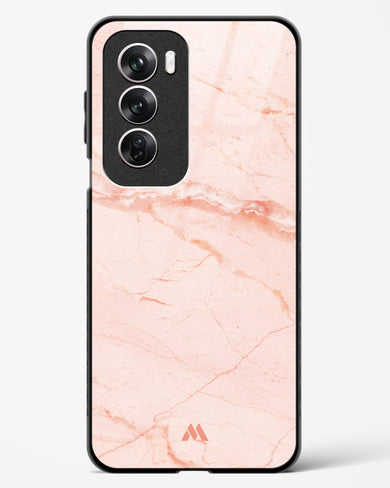 Rose Quartz on Marble Glass Case Phone Cover (Oppo)