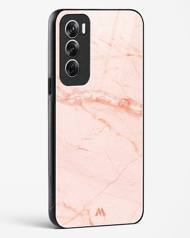 Rose Quartz on Marble Glass Case Phone Cover (Oppo)