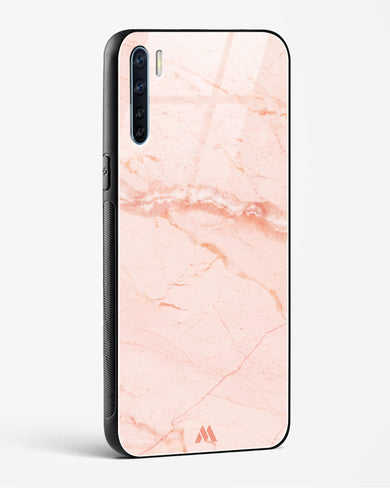 Rose Quartz on Marble Glass Case Phone Cover (Oppo)