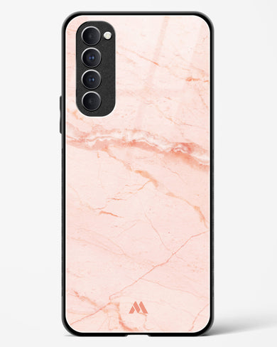 Rose Quartz on Marble Glass Case Phone Cover (Oppo)