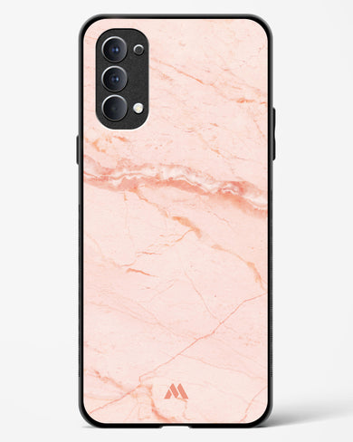 Rose Quartz on Marble Glass Case Phone Cover (Oppo)