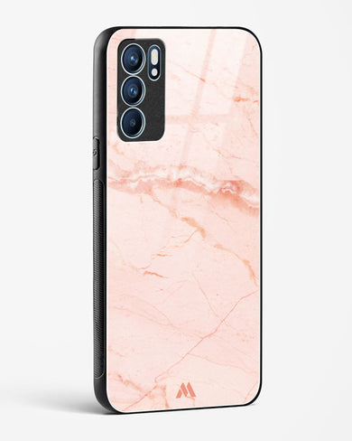 Rose Quartz on Marble Glass Case Phone Cover (Oppo)