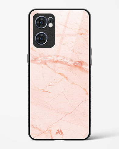 Rose Quartz on Marble Glass Case Phone Cover (Oppo)